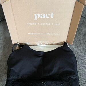Pact organic cotton bralettes